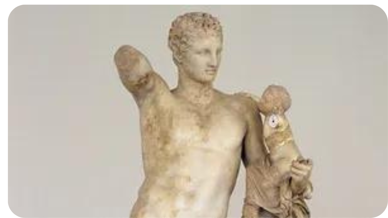  Hermes - Greek God of Travel, Luck and Commerce Statue